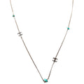 CC Turqouise Beaded Long Necklace