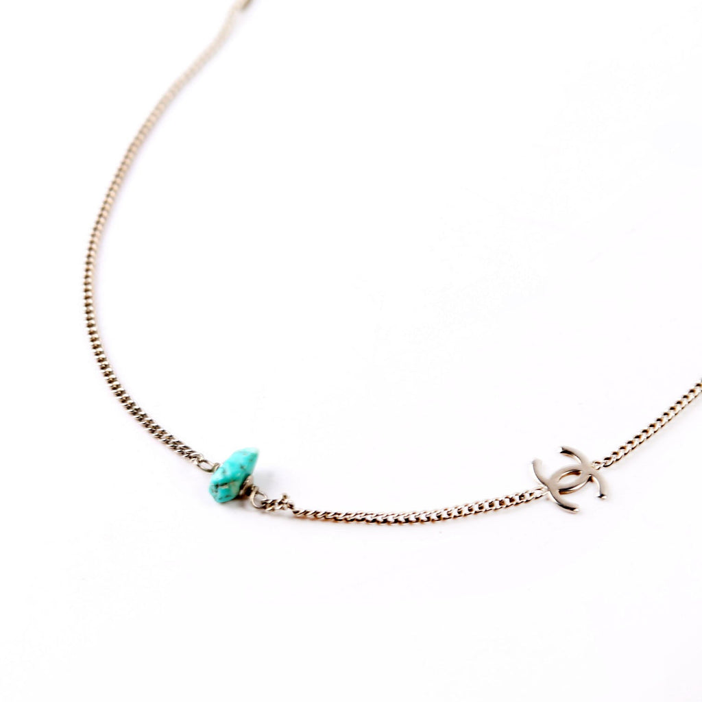 CC Turqouise Beaded Long Necklace
