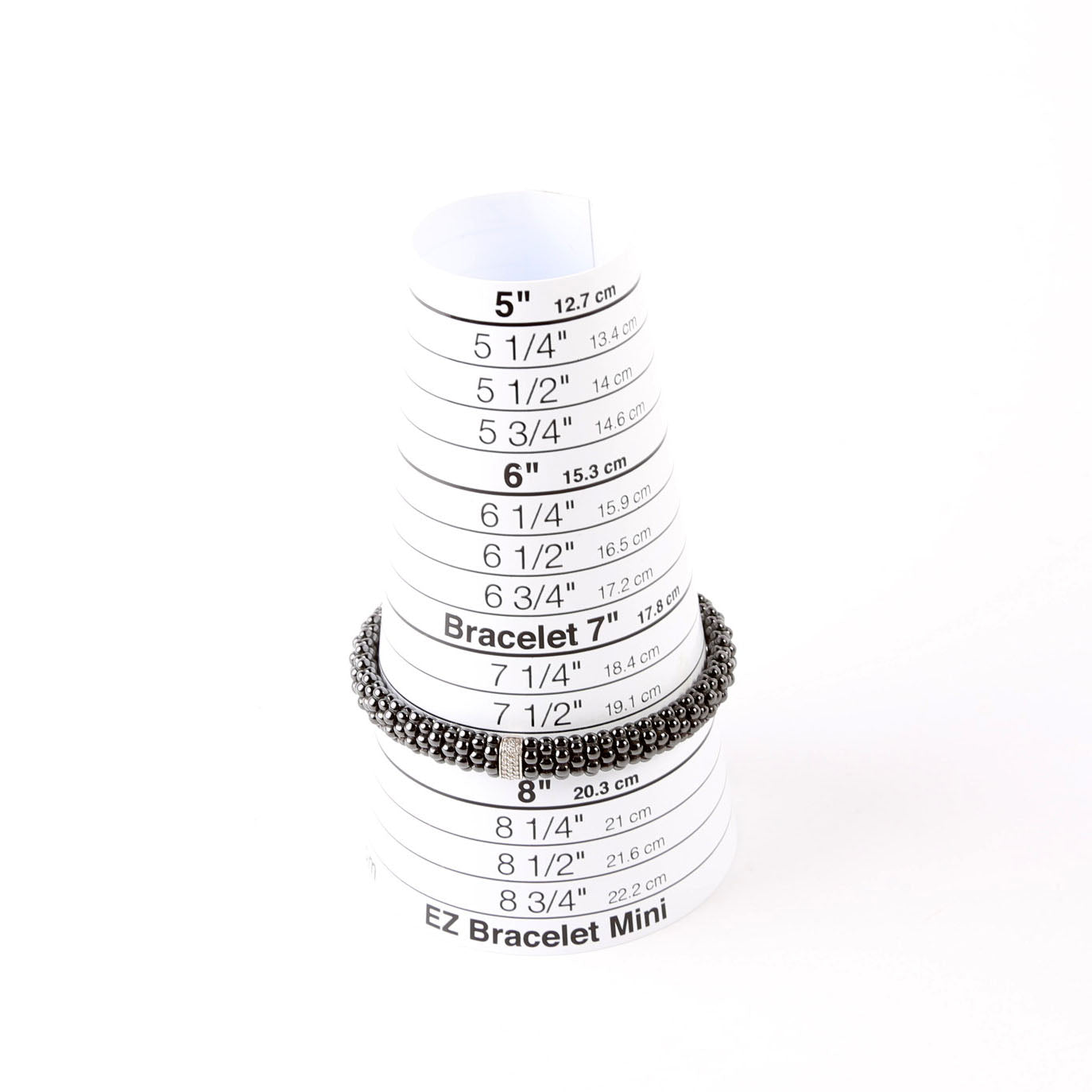 Bracelet: Black Caviar Single Station 9MM Diamonds/925