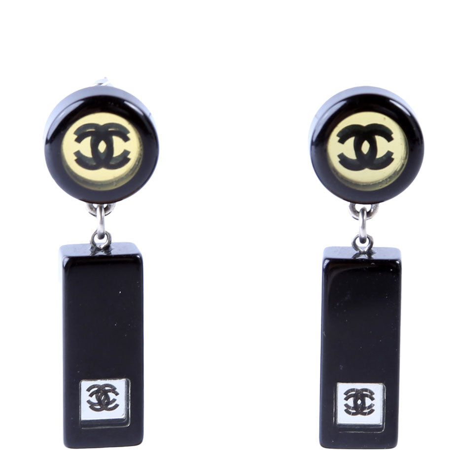 Earrings: CC Resin Bar Drop