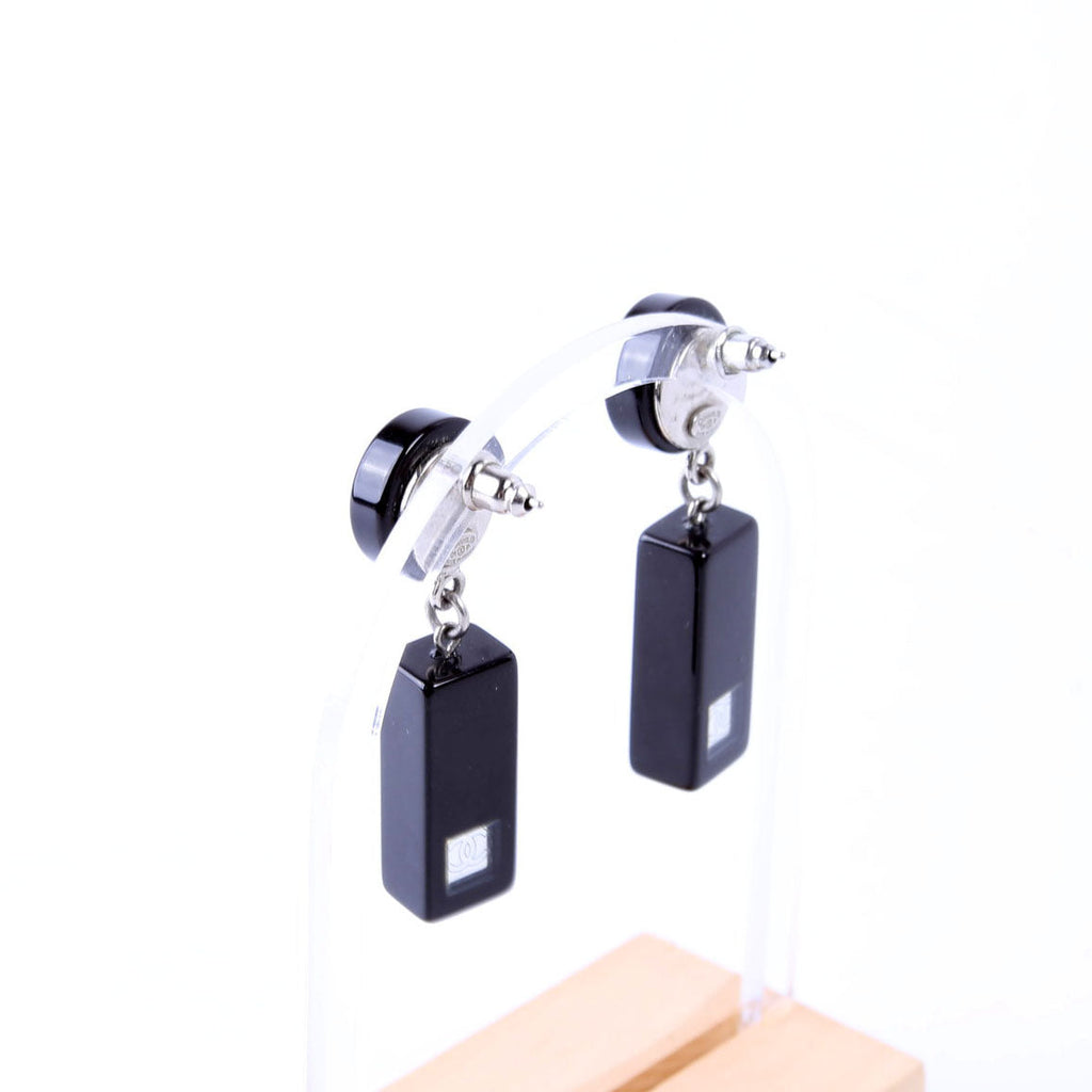 Earrings: CC Resin Bar Drop