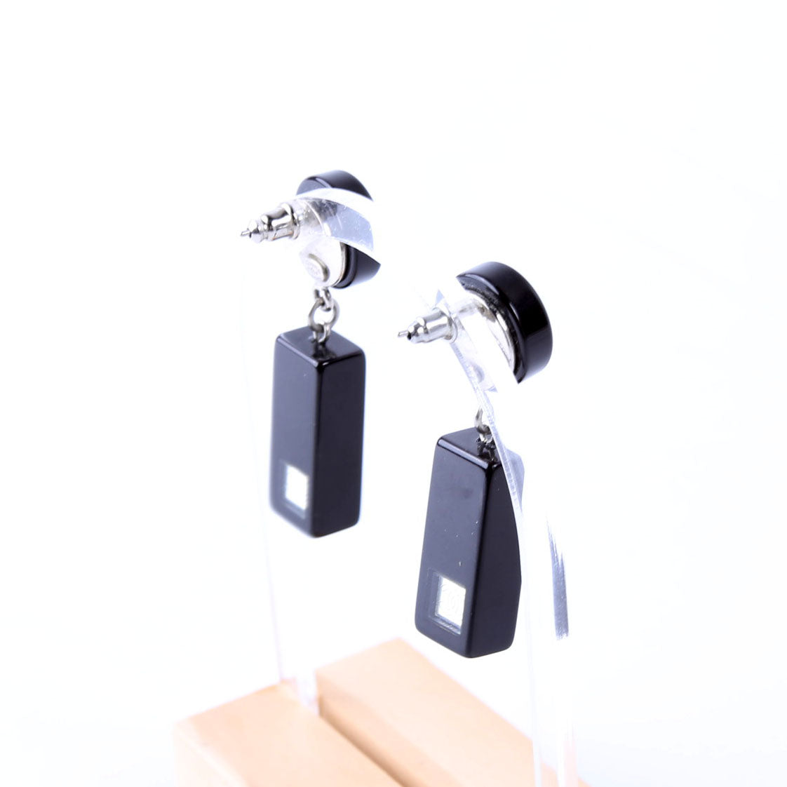 Earrings: CC Resin Bar Drop