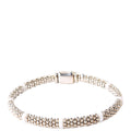 Bracelet: White Caviar Ceramic Beaded 6MM 925