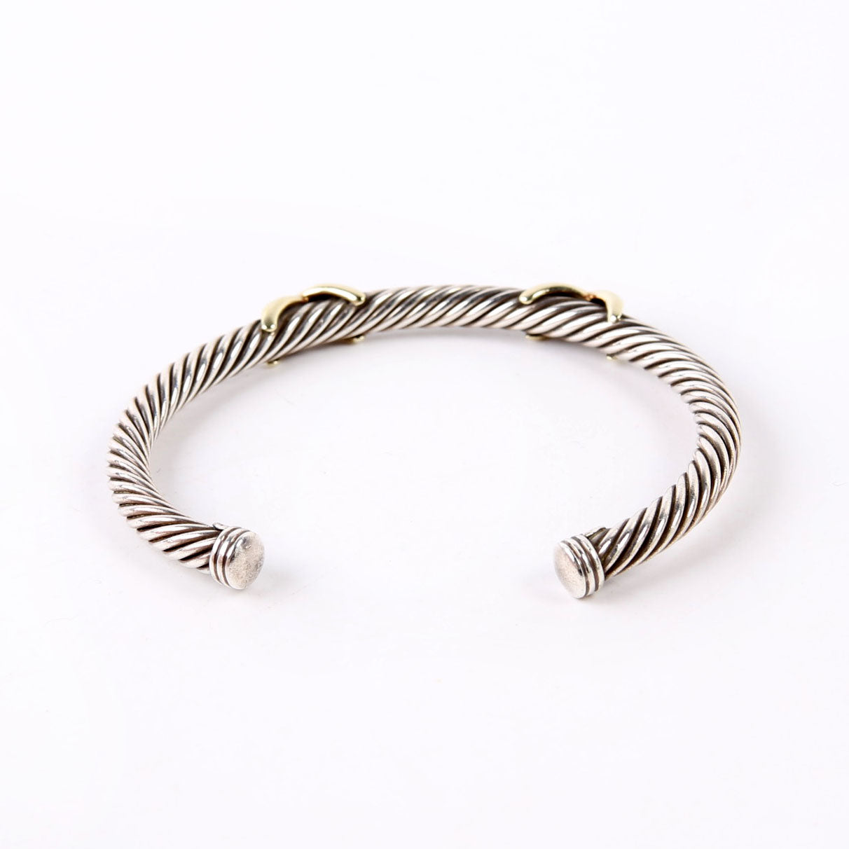Bracelet: Double X 5MM Cable 925/585
