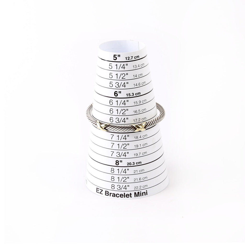 Bracelet: Double X 5MM Cable 925/585