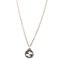Necklace: Interlocking G Aged 925