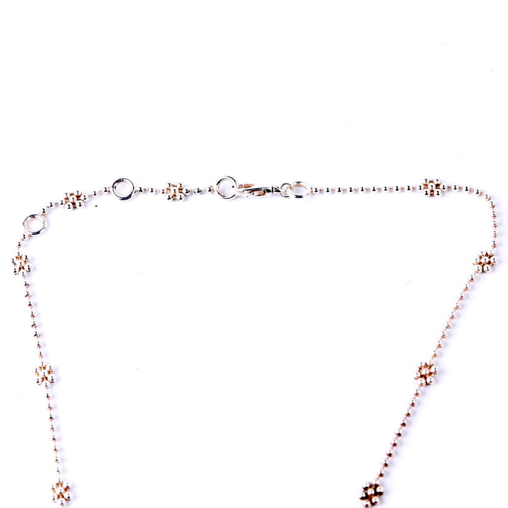 Gucci Necklace: Interlock G Flower Bead Chain 925
