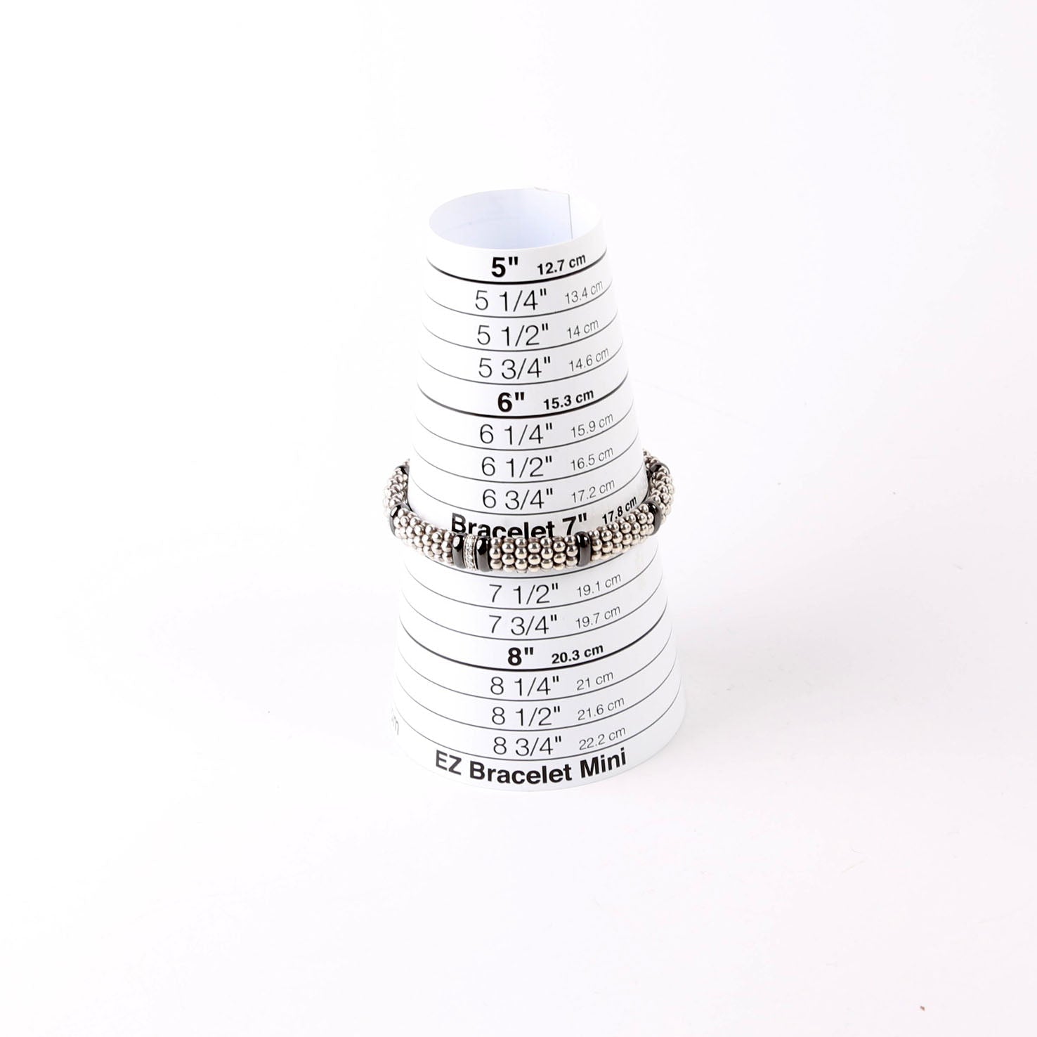 Bracelet: Caviar Single Station 9MM Ceramic/Diamonds/925