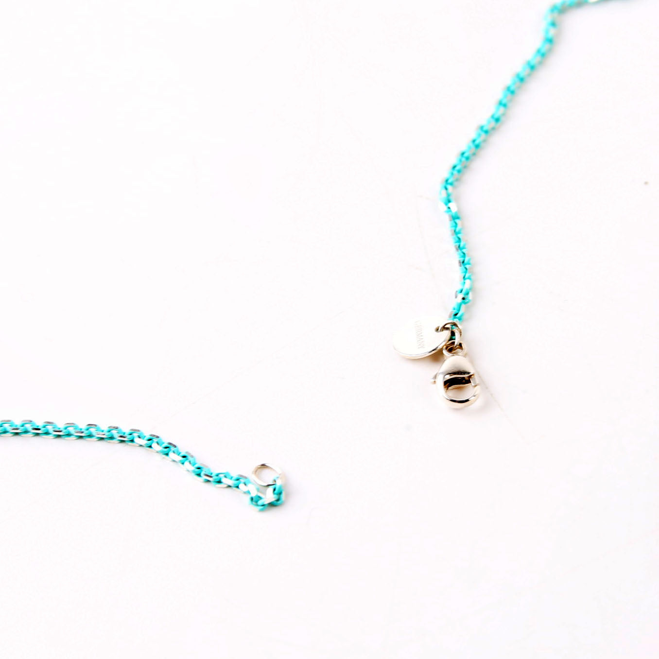 Necklace: Sparkler Enamwl Coated 30" Chain 925