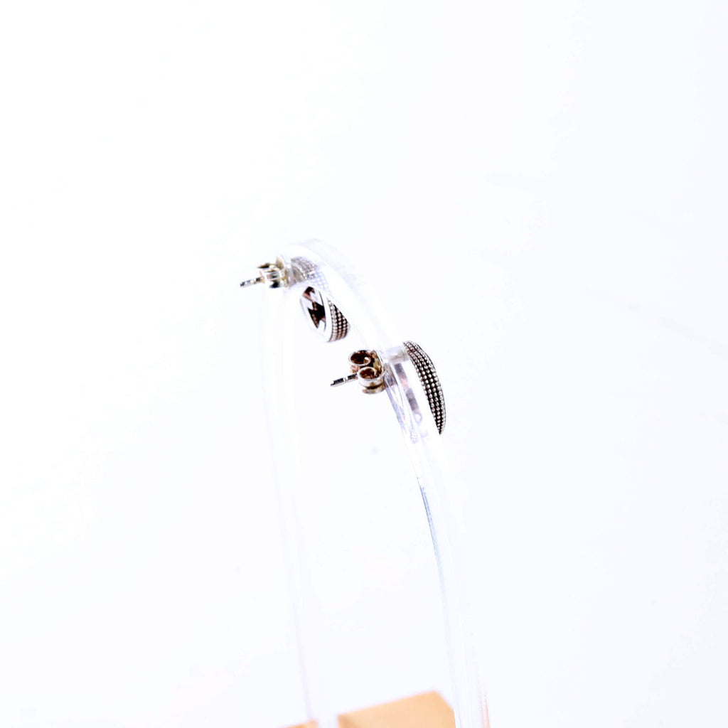 Earrings: Interlocking G Studs 925