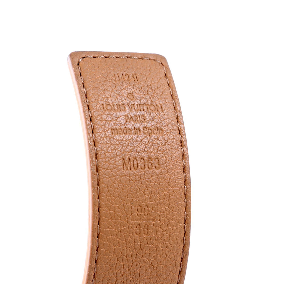 Belt: LV Initiales 30MM Reverse Leather/Monogram Size 90/36