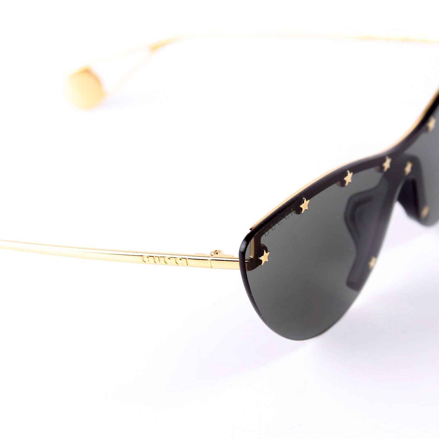 Sunglasses: GG066S Rimless Star Studded Cat Eye