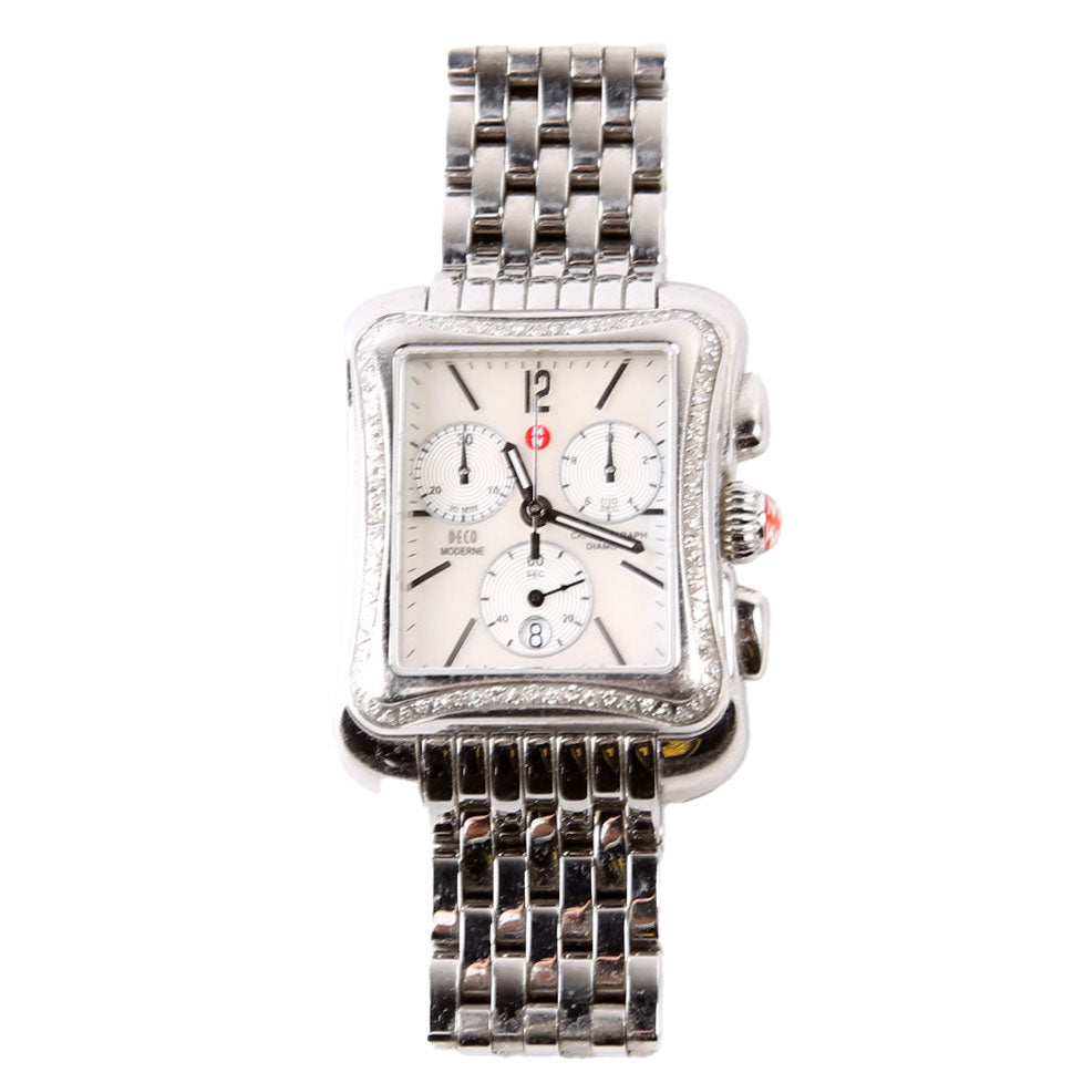 Deco II Sapphire Crystal with 0.36 Diamonds