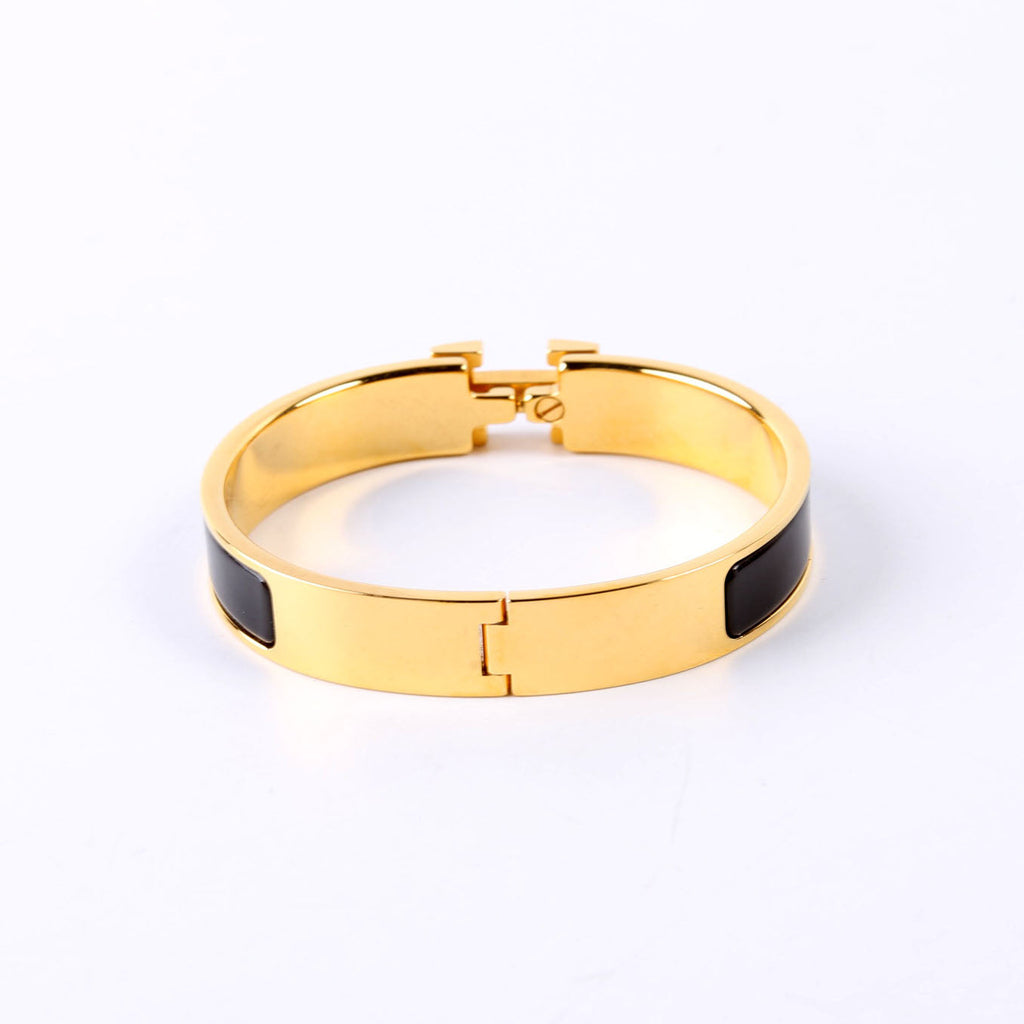 Clic Clac Narrow PM Bracelet Gold/Black