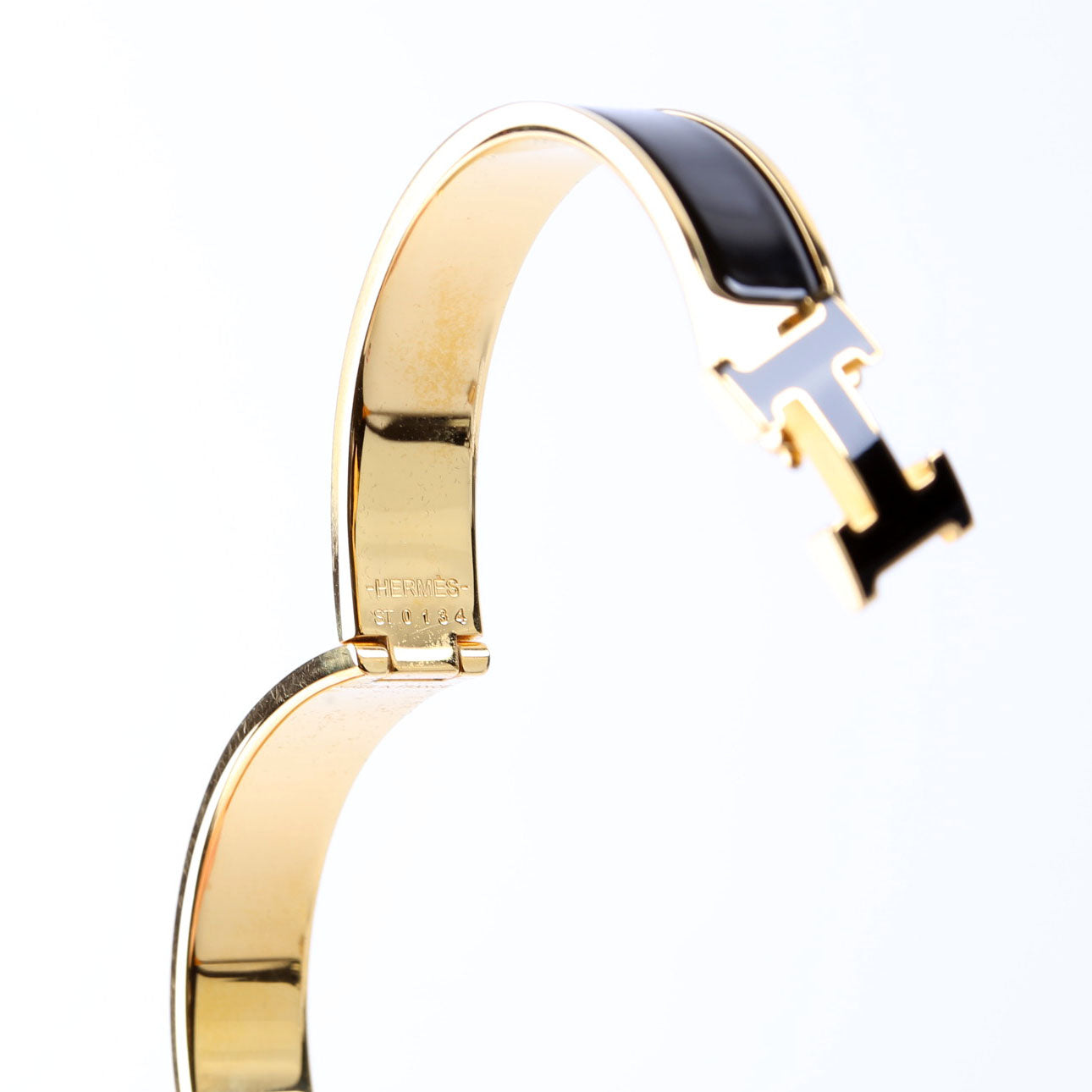 Clic Clac Narrow PM Bracelet Gold/Black