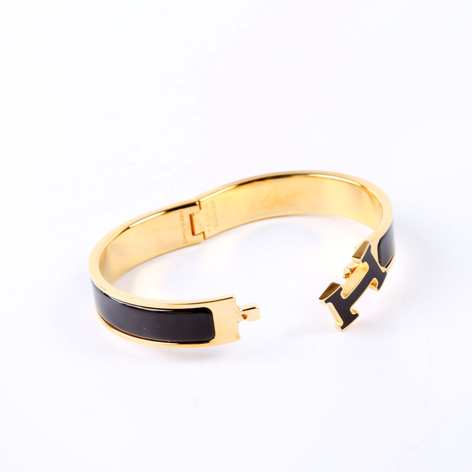 Clic Clac Narrow PM Bracelet Gold/Black