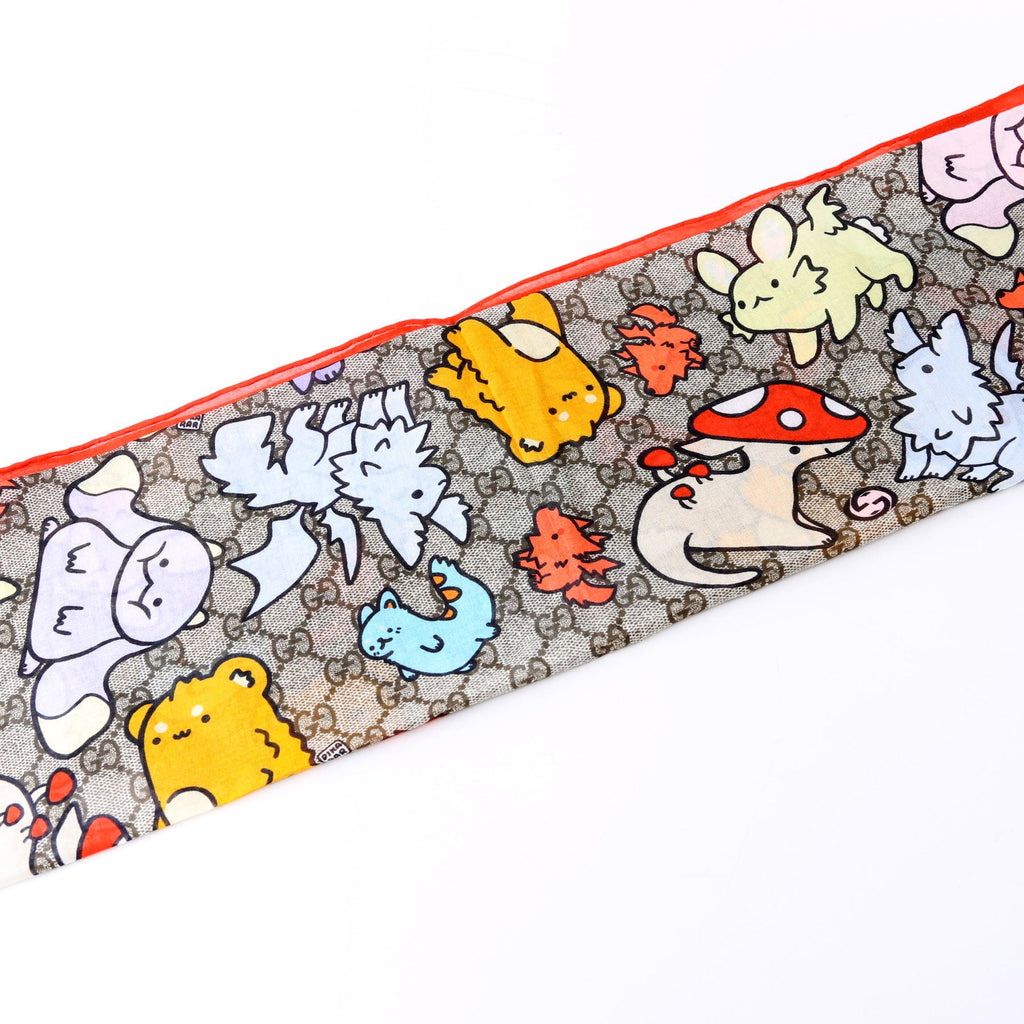 X Pikarar Supreme Square Cotton Scarf 70CM