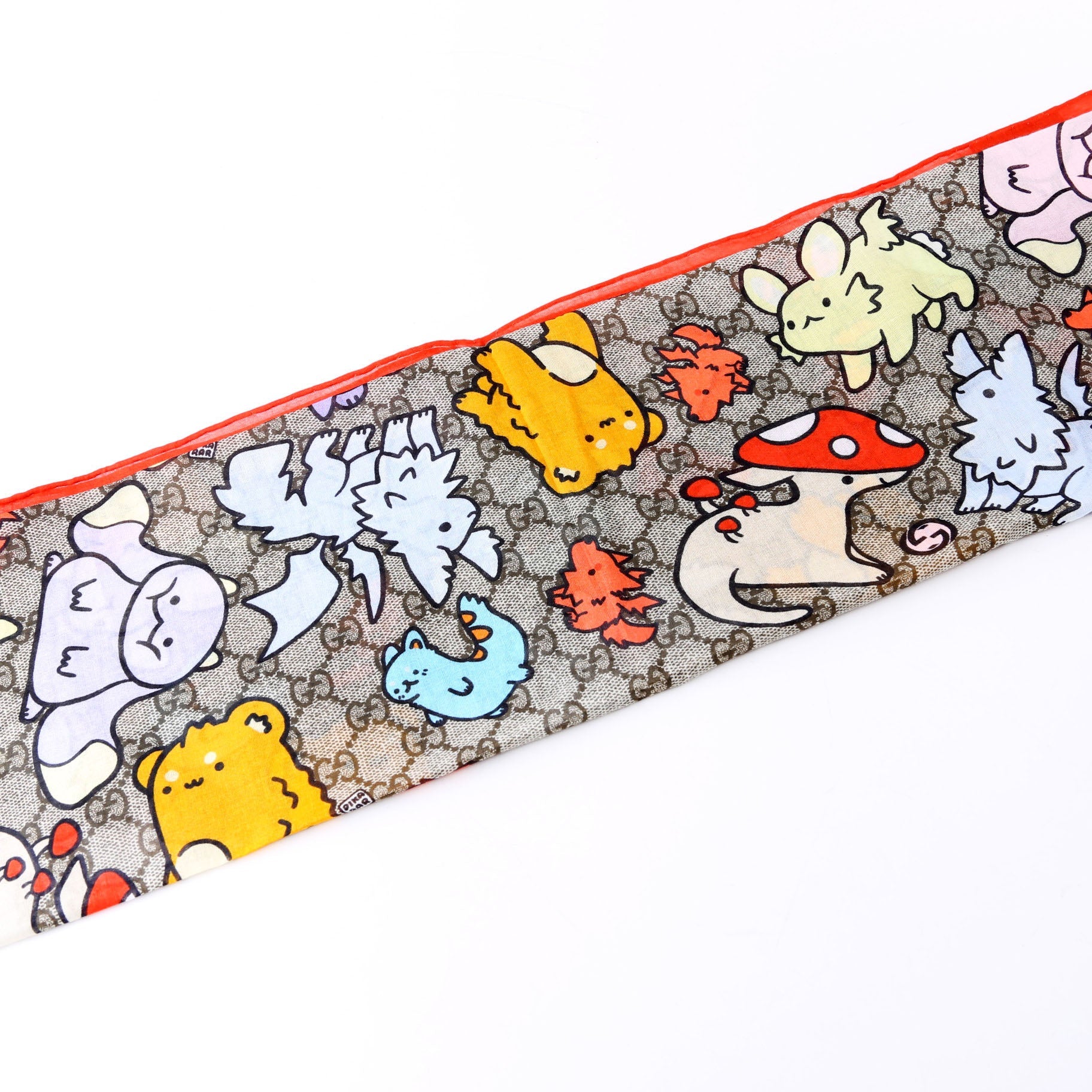 X Pikarar Supreme Square Cotton Scarf 70CM
