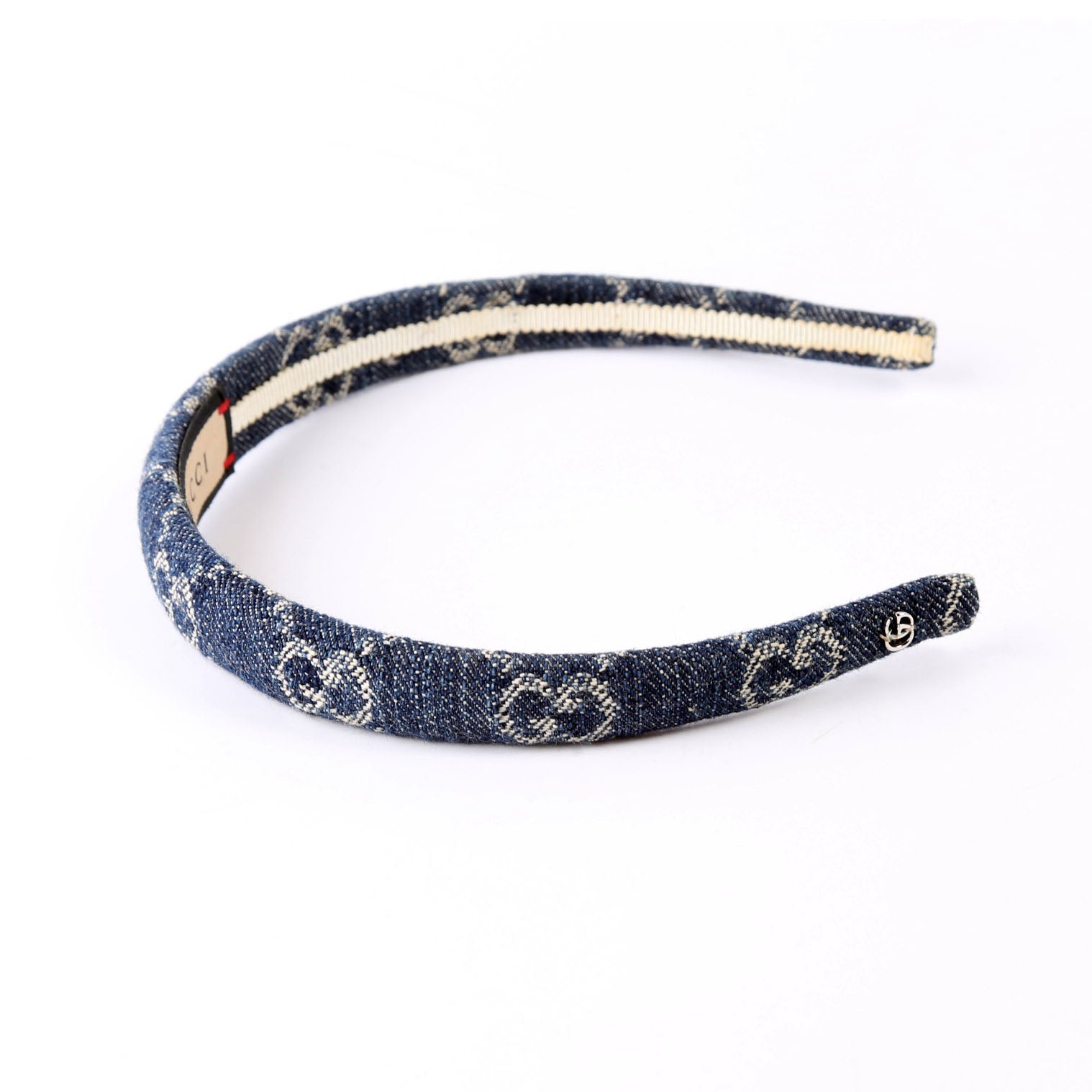 GG Canvas Denim Headband