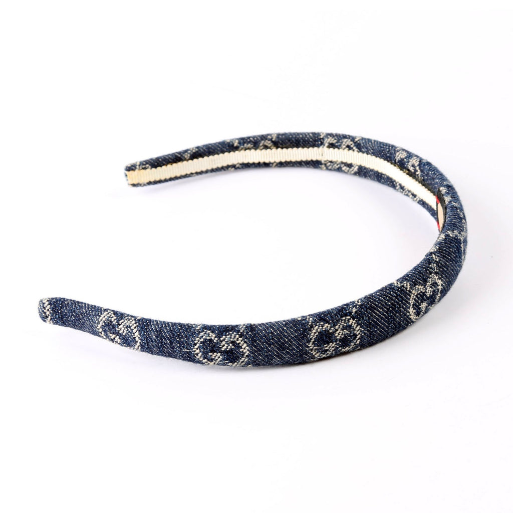GG Canvas Denim Headband
