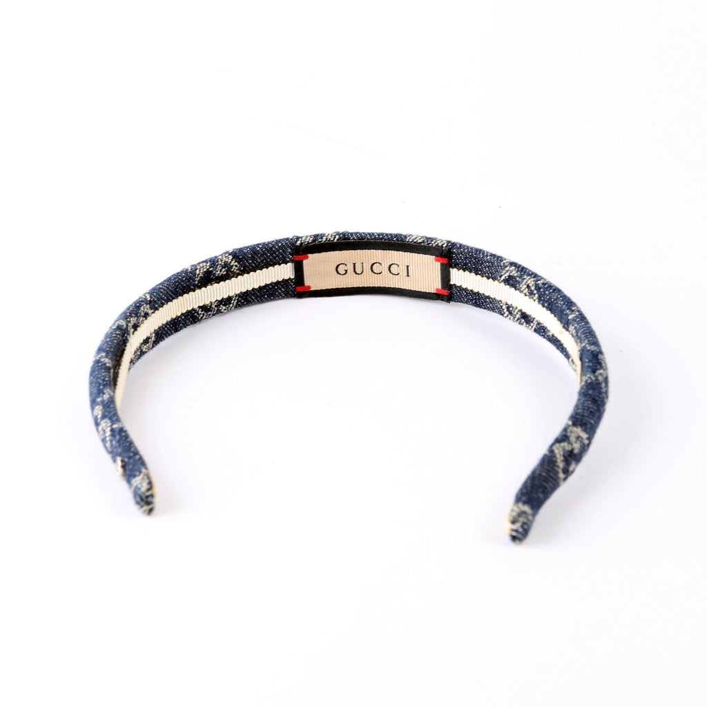 GG Canvas Denim Headband