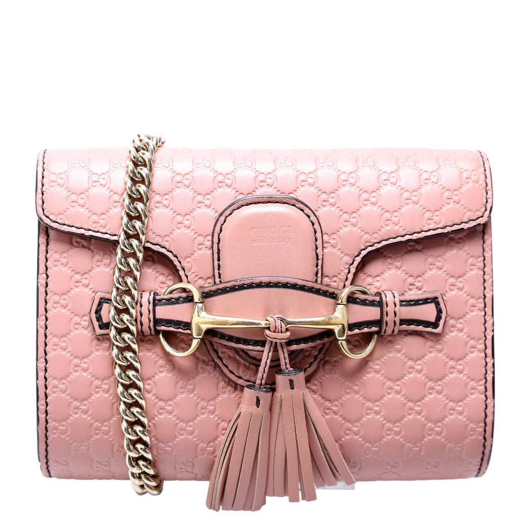 449636 Micro Guccissima Mini Emily Shoulder Pink