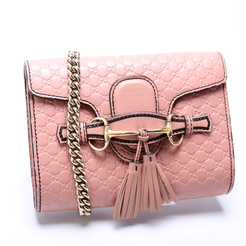449636 Micro Guccissima Mini Emily Shoulder Pink