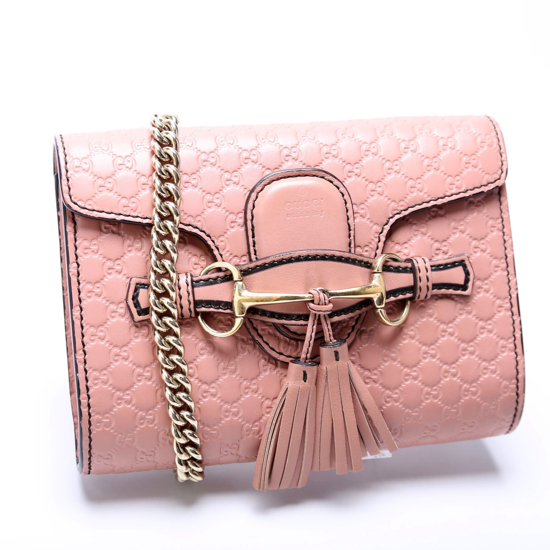 449636 Micro Guccissima Mini Emily Shoulder Pink