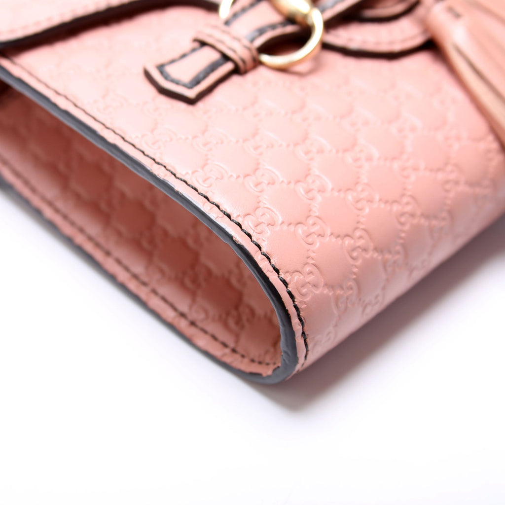 449636 Micro Guccissima Mini Emily Shoulder Pink