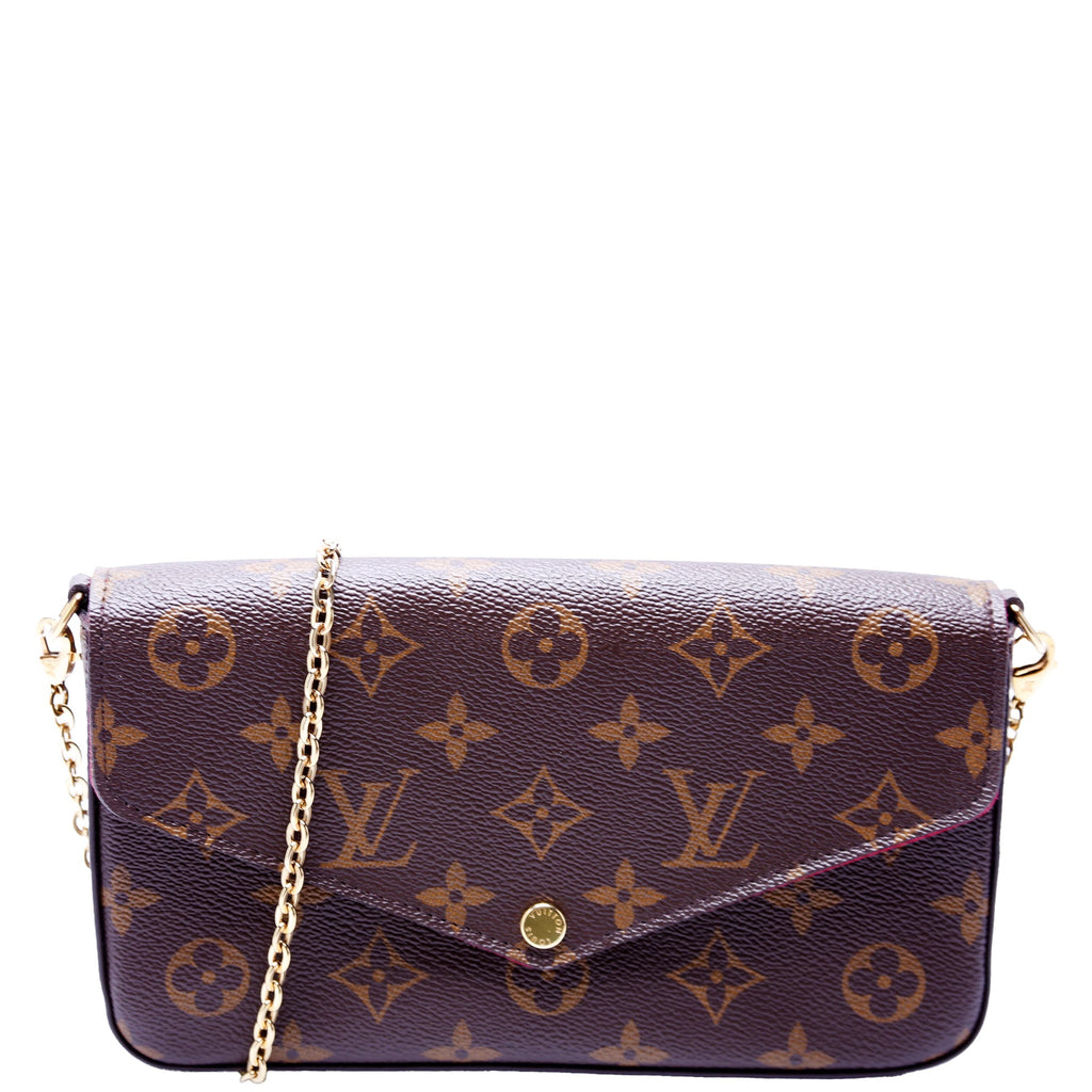 Pochette Felicie Monogram Berry