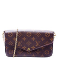 Pochette Felicie Monogram Berry