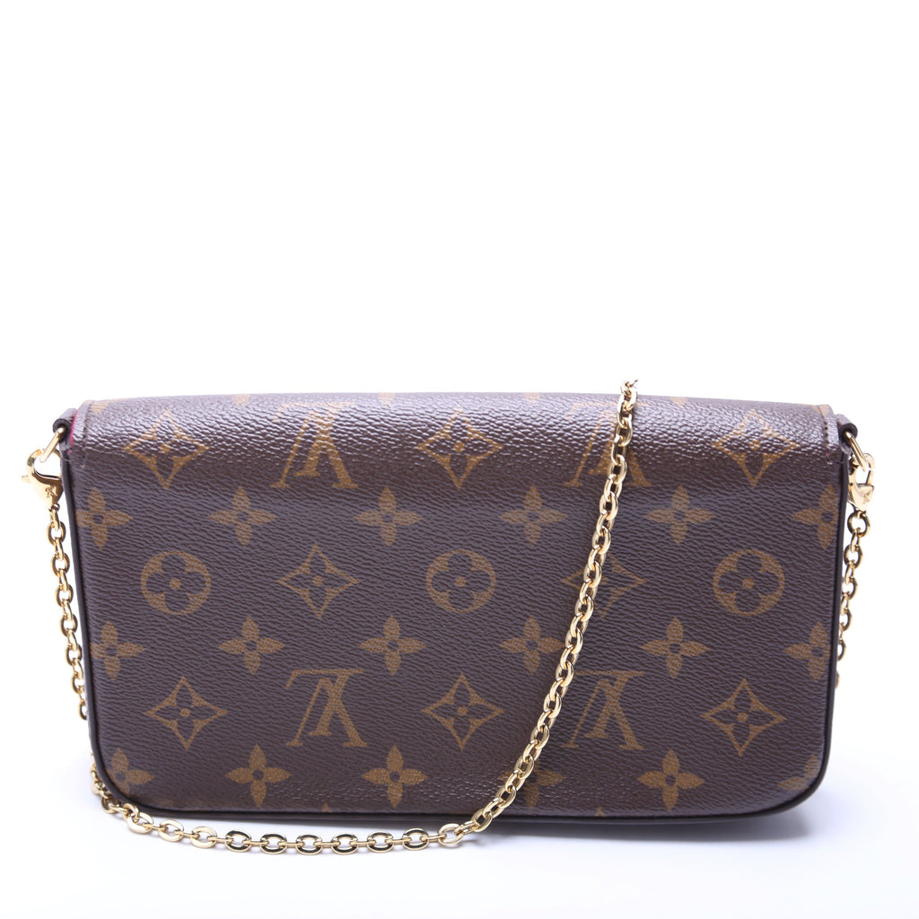 Pochette Felicie Monogram Berry