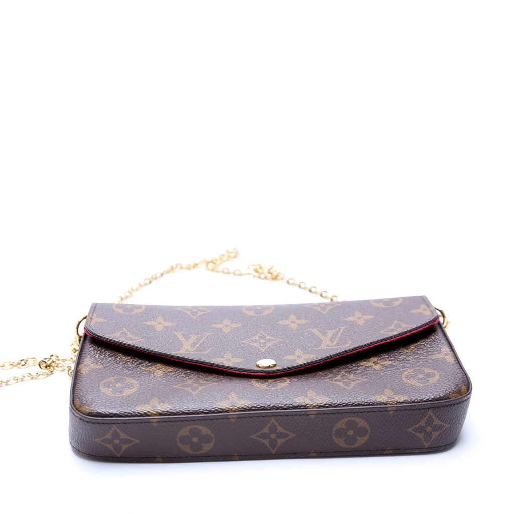 Pochette Felicie Monogram Berry