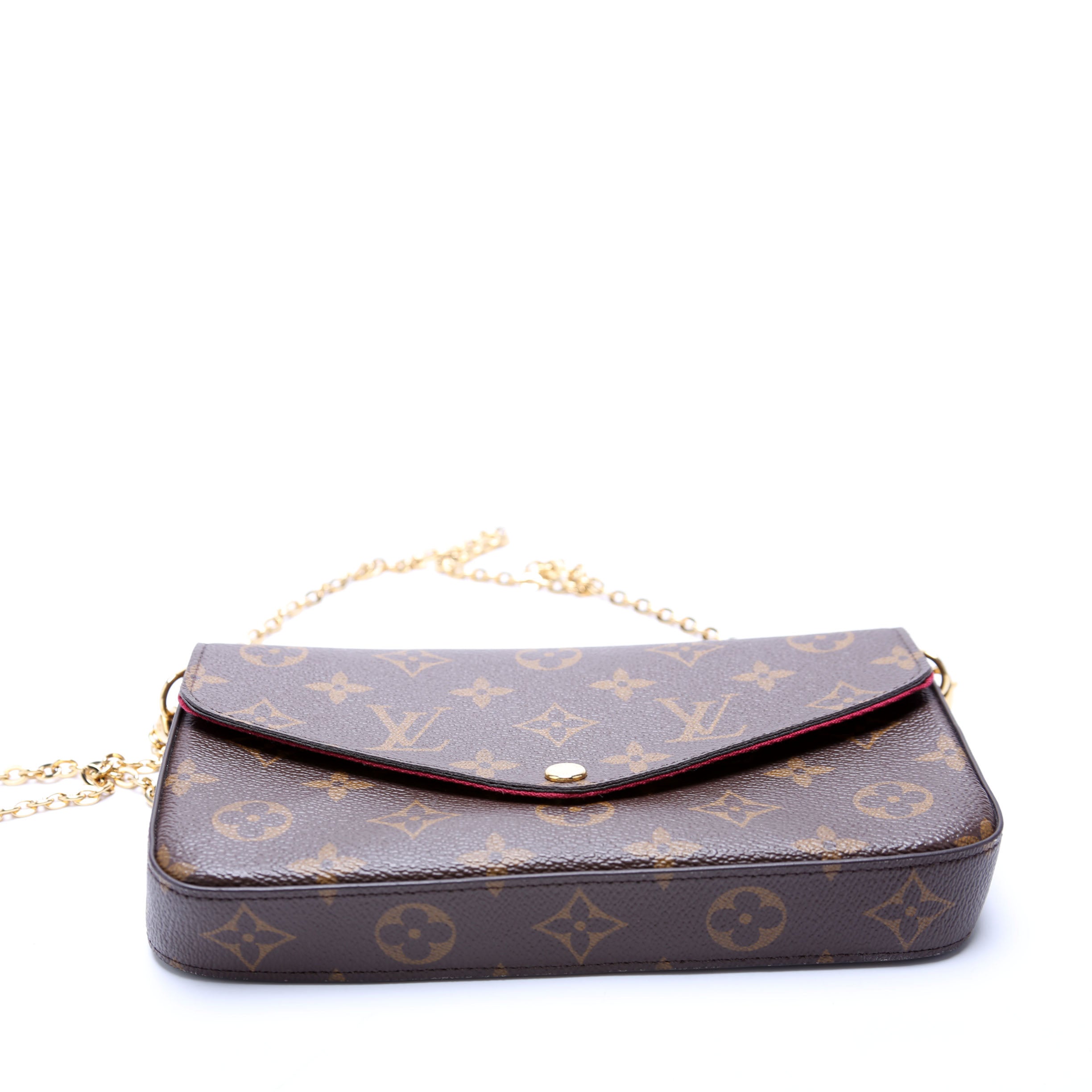 Pochette Felicie Monogram Berry