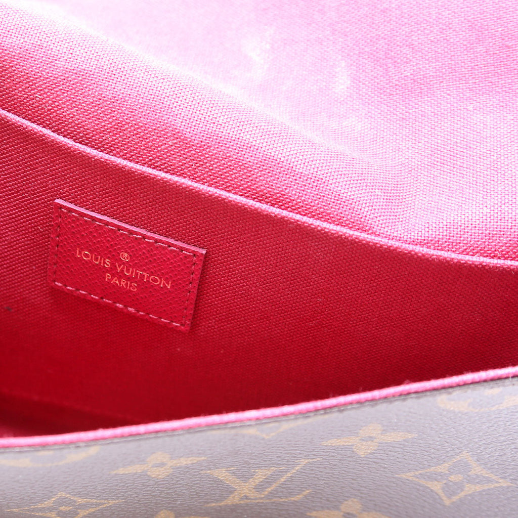 Pochette Felicie Monogram Berry