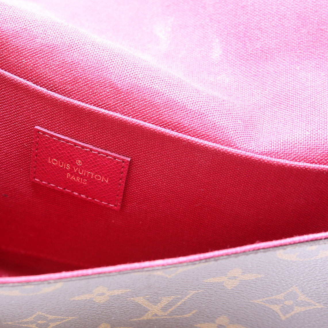 Pochette Felicie Monogram Berry