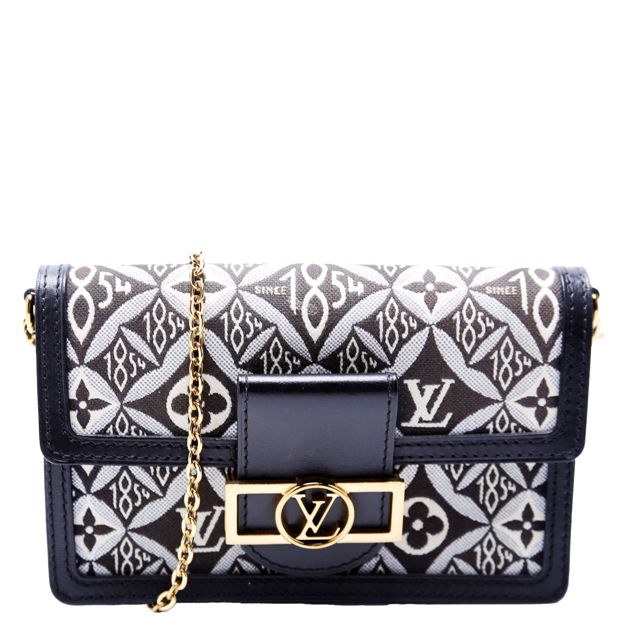 Dauphine Chain Wallet Since 1854 Jacquard Black