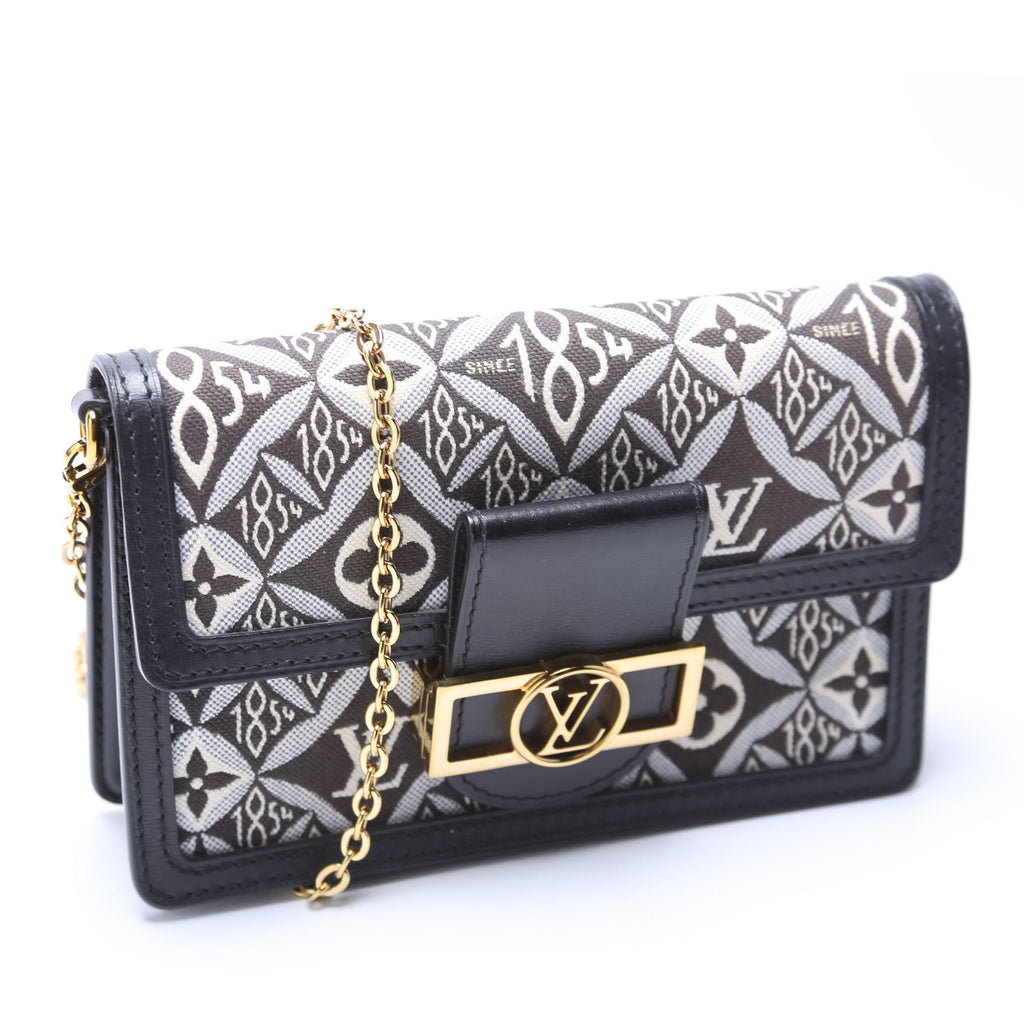 Dauphine Chain Wallet Since 1854 Jacquard Black