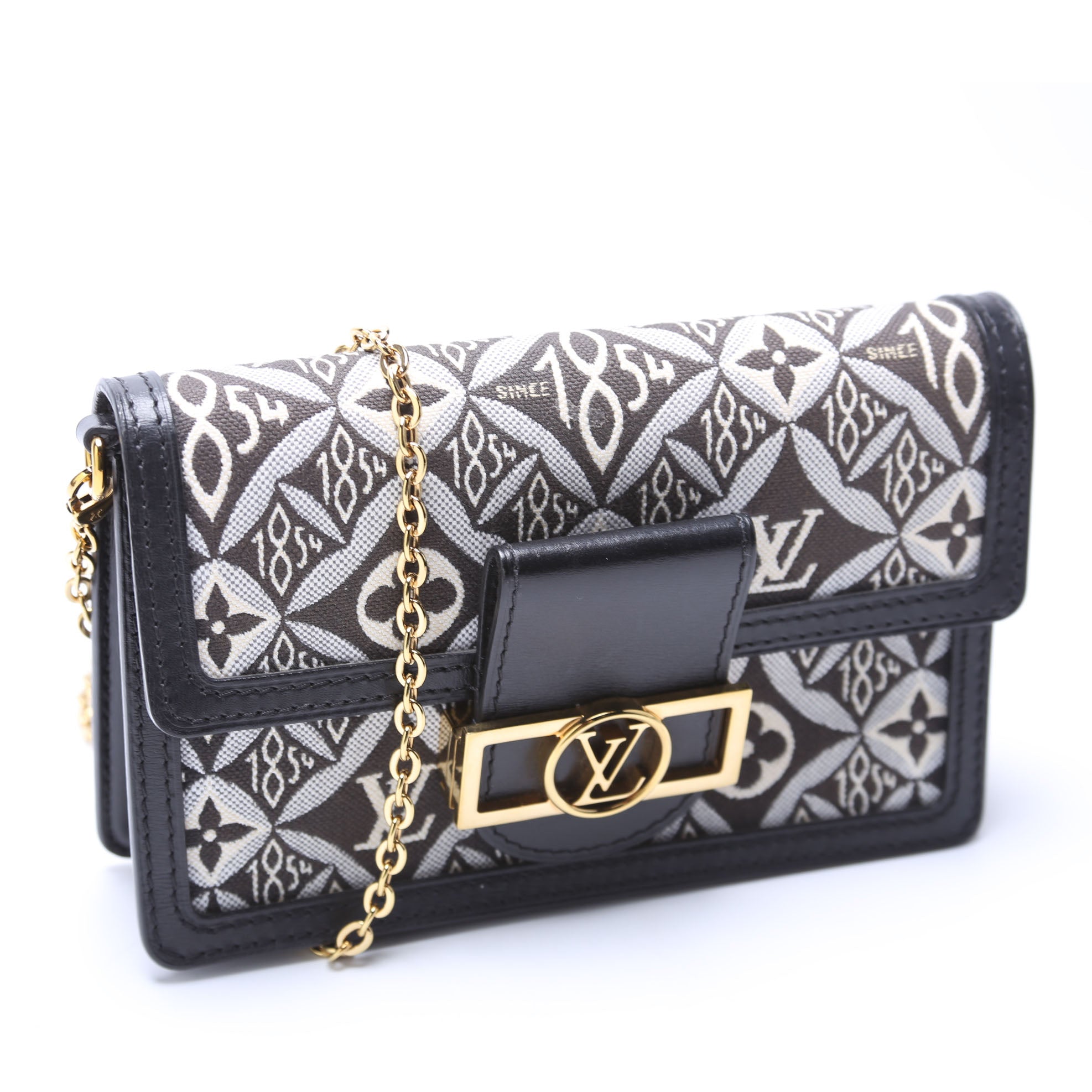 Dauphine Chain Wallet Since 1854 Jacquard Black