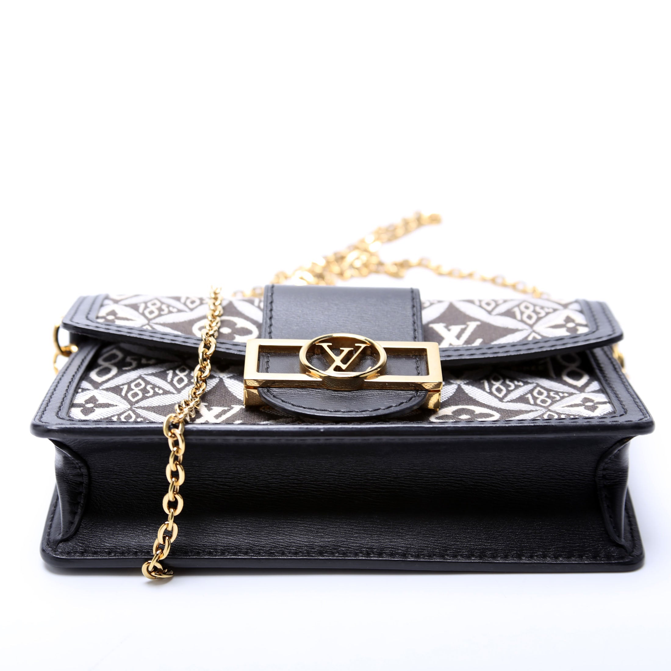 Dauphine Chain Wallet Since 1854 Jacquard Black