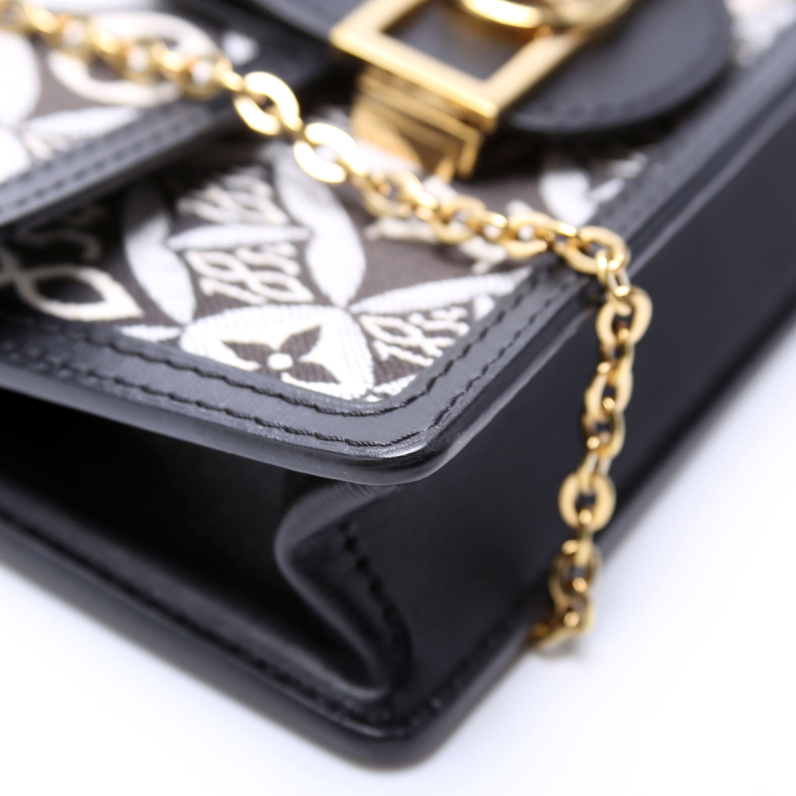 Dauphine Chain Wallet Since 1854 Jacquard Black