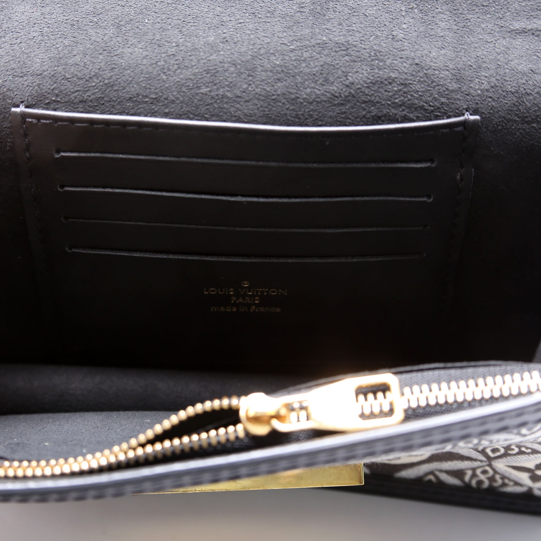 Dauphine Chain Wallet Since 1854 Jacquard Black