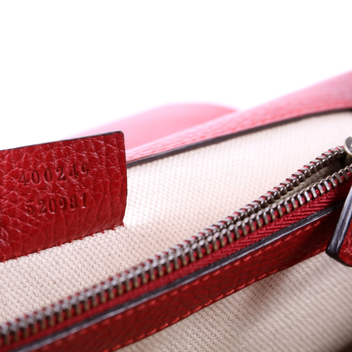 400249 Dionysus Leather Shoulder Small Red