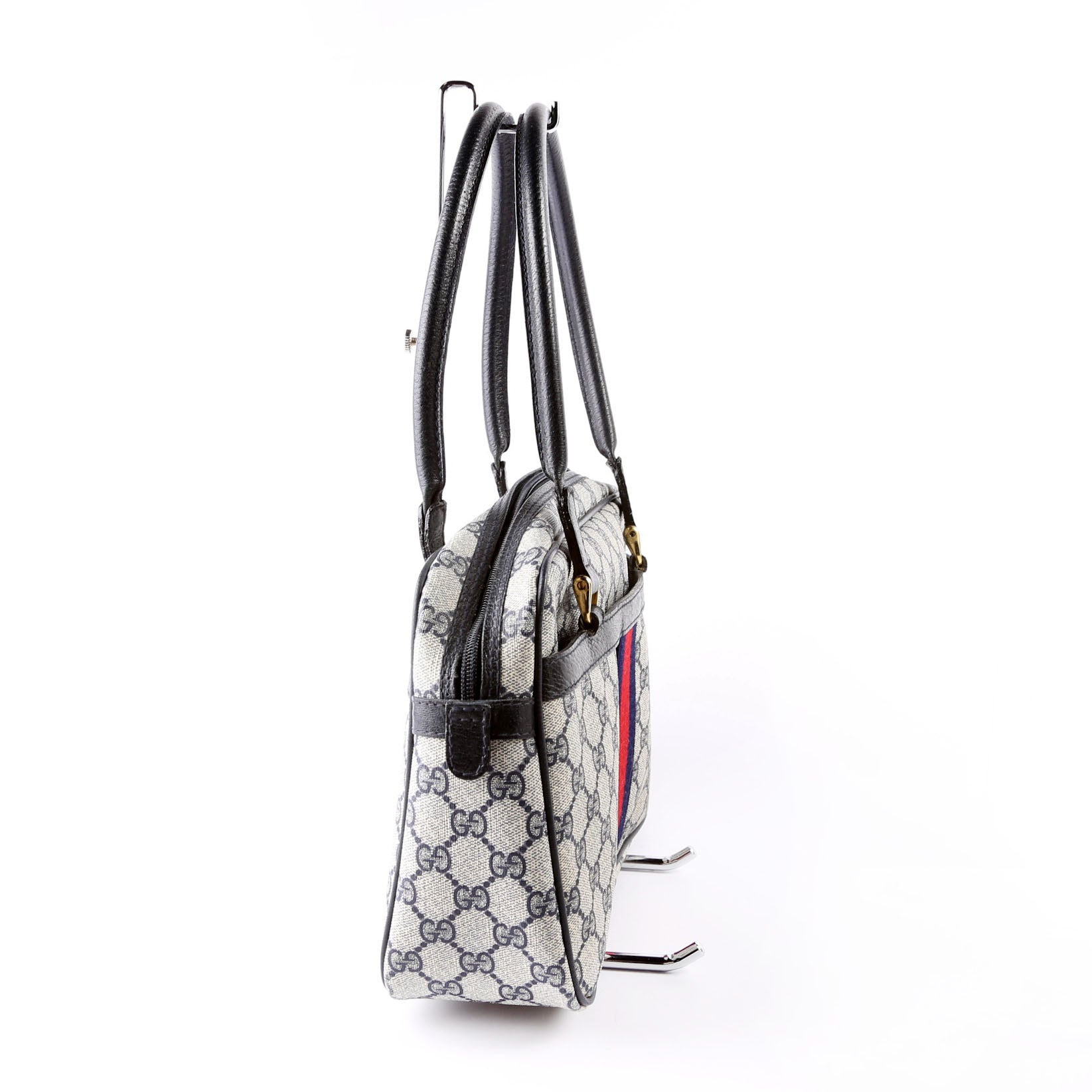 GG Supreme Vintage Satchel Navy