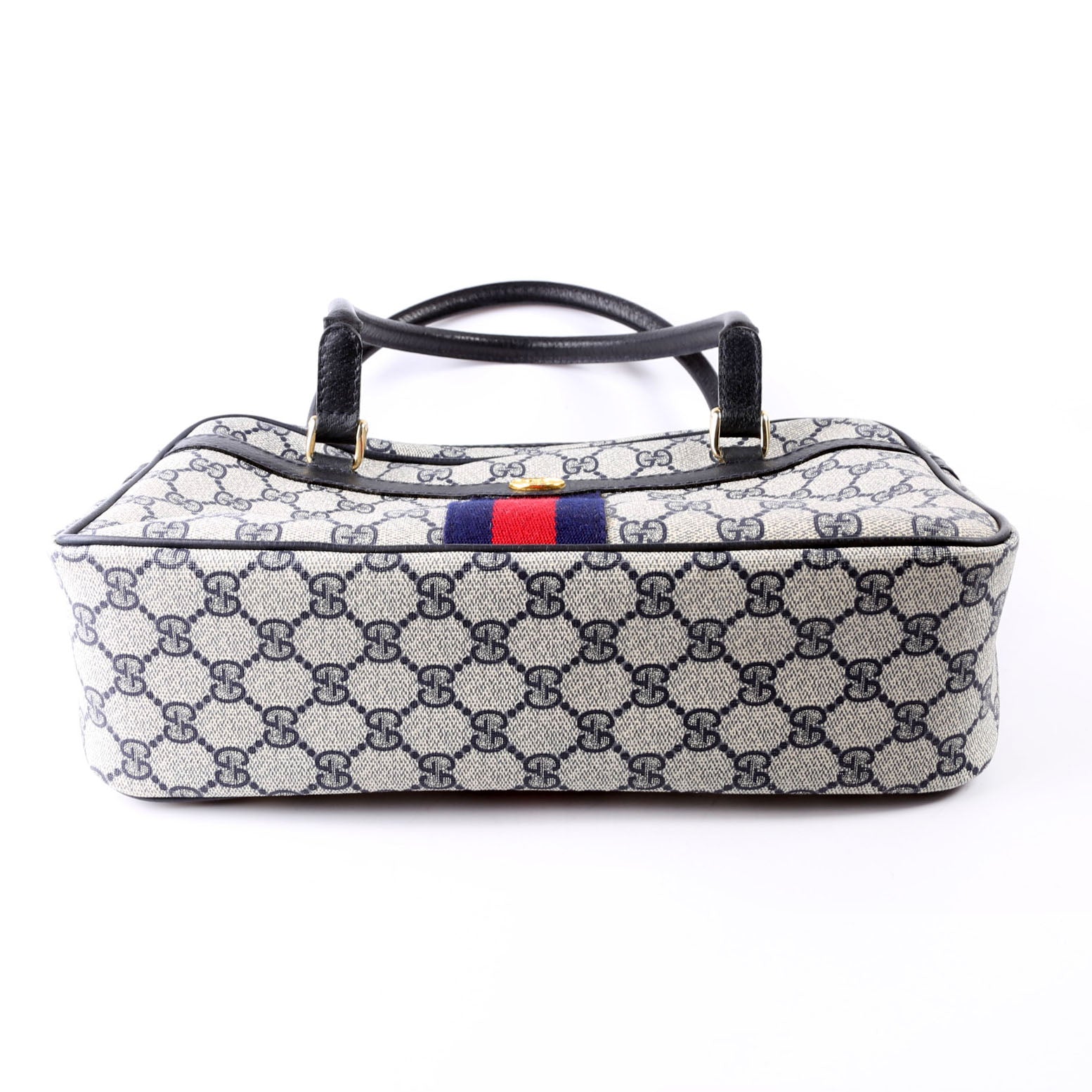 GG Supreme Vintage Satchel Navy