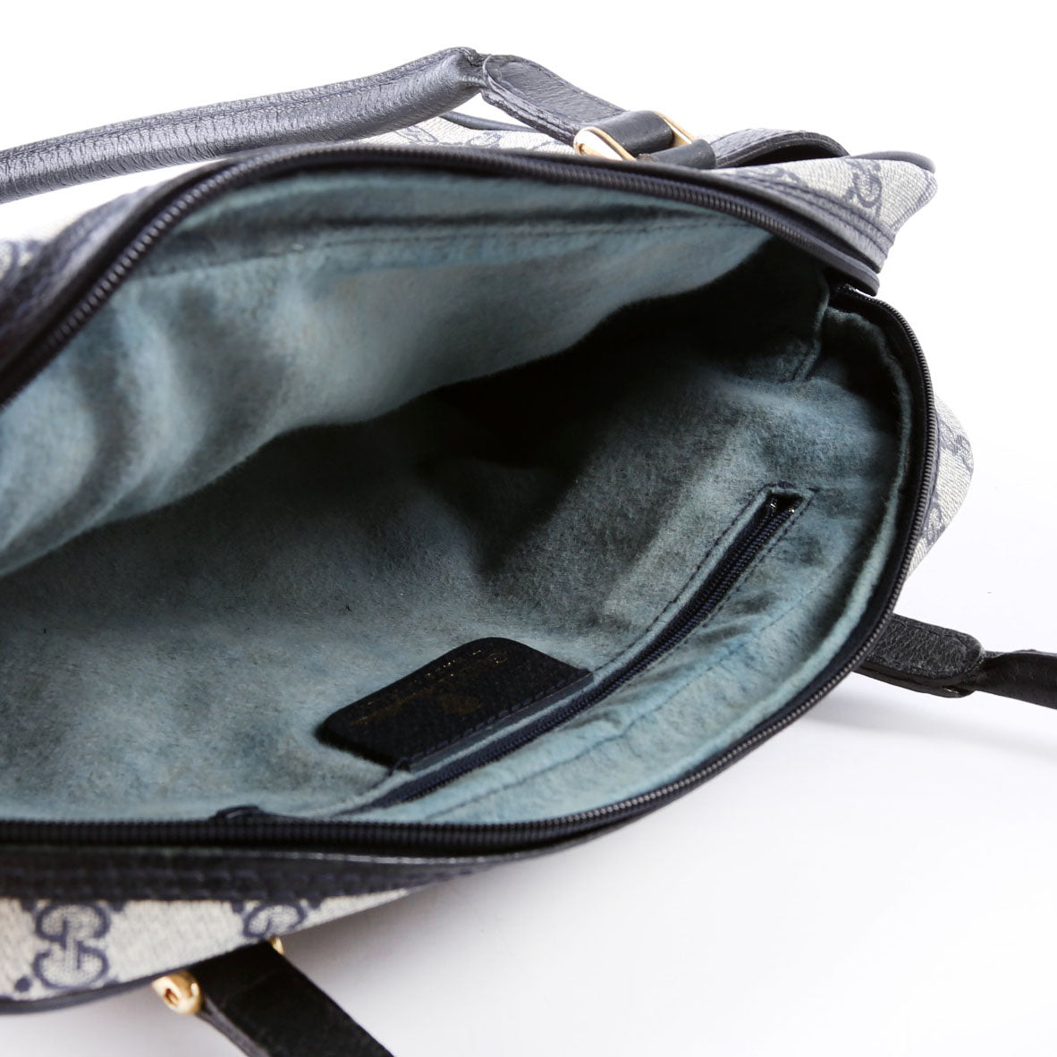 GG Supreme Vintage Satchel Navy