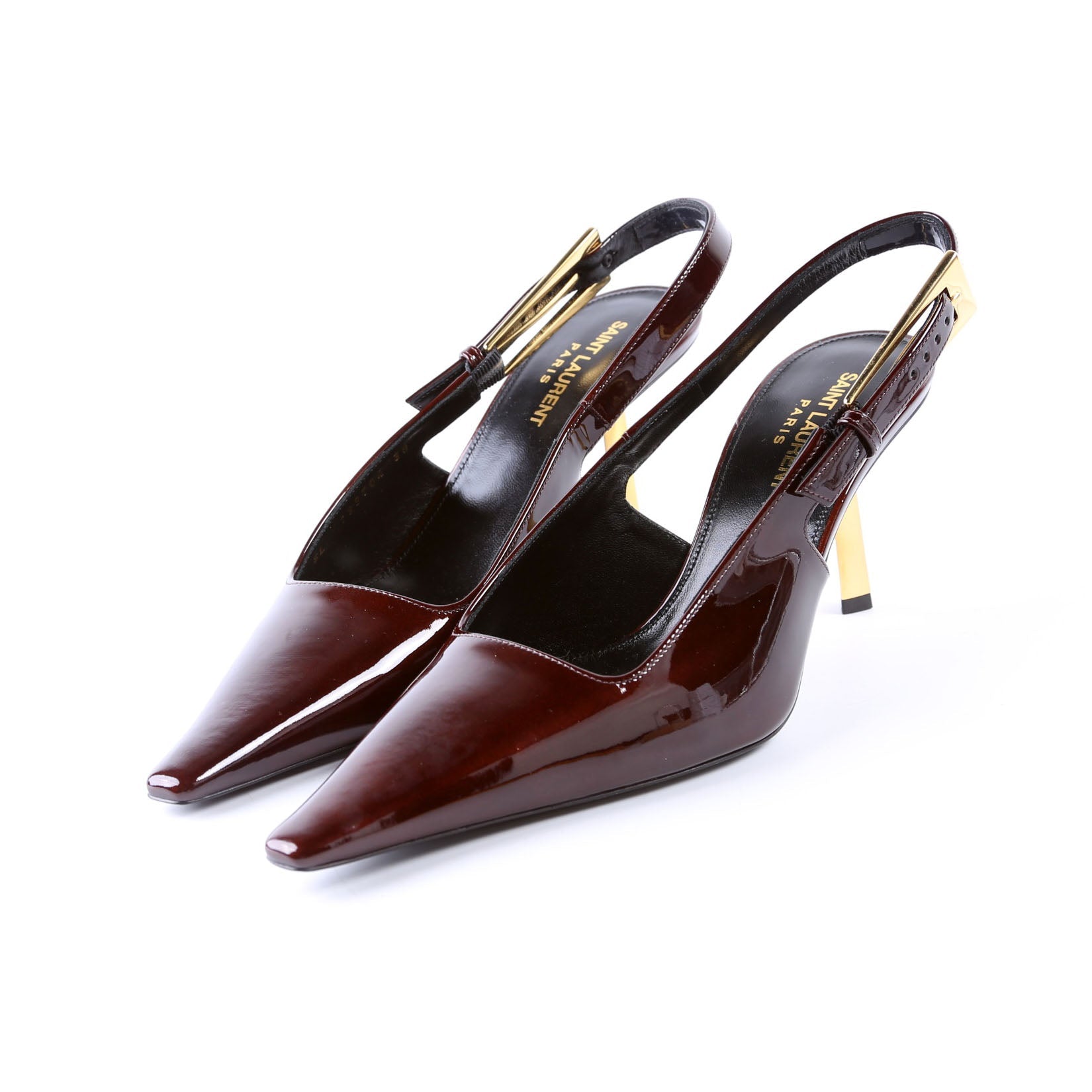 Lee 75 Slingback Pumps Size 38 Burgundy