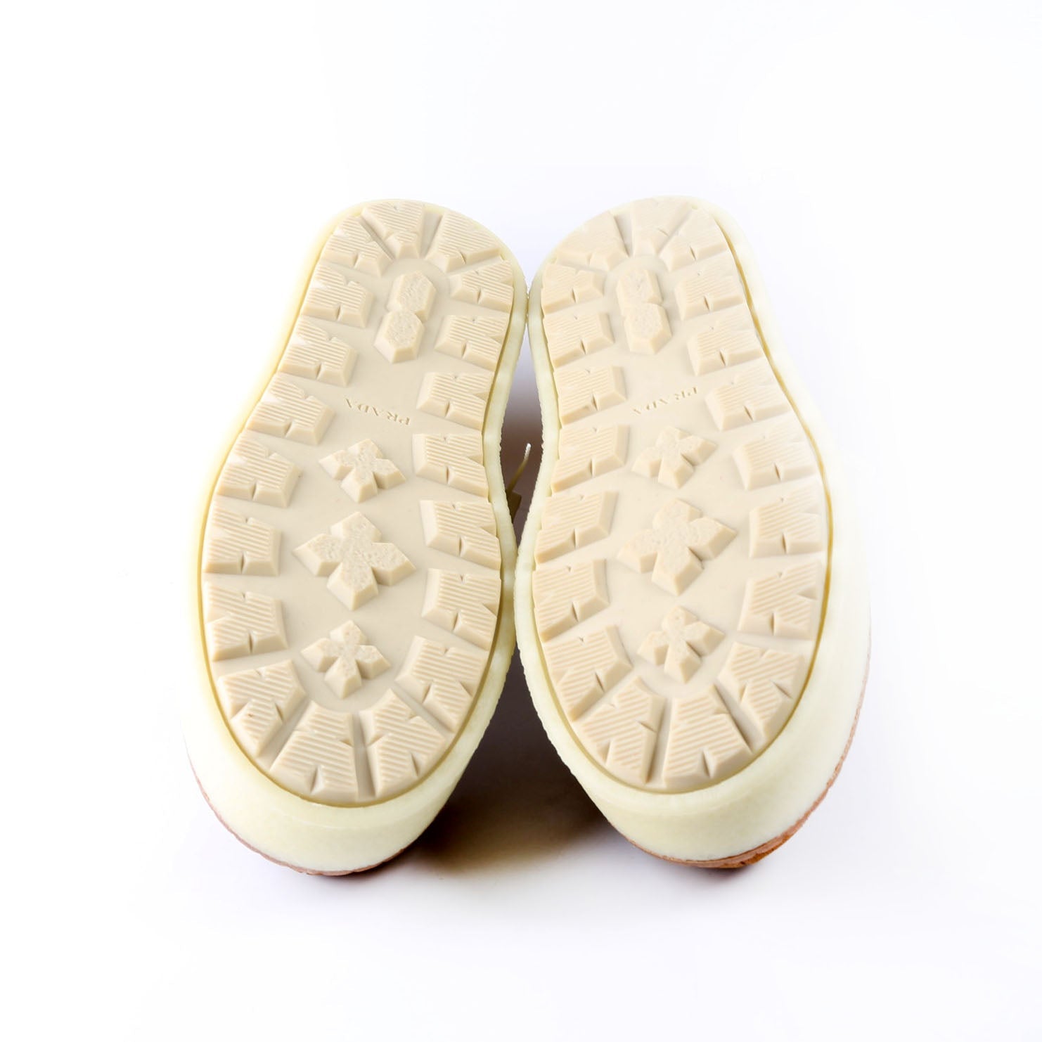 Suede/Shearling Platform Loafers Size 38.5 Tan