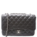 Classic Flap Jumbo Caviar 10-13M Black