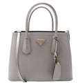 Saffiano Cuir Double Medium Grey
